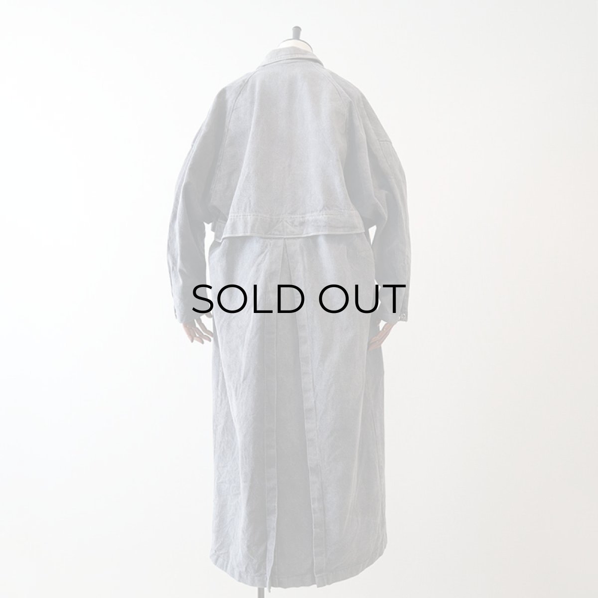 画像3: OLD PIONEER WEAR BLACK DENIM DUSTER COAT (3)