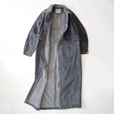 画像4: OLD PIONEER WEAR BLACK DENIM DUSTER COAT (4)