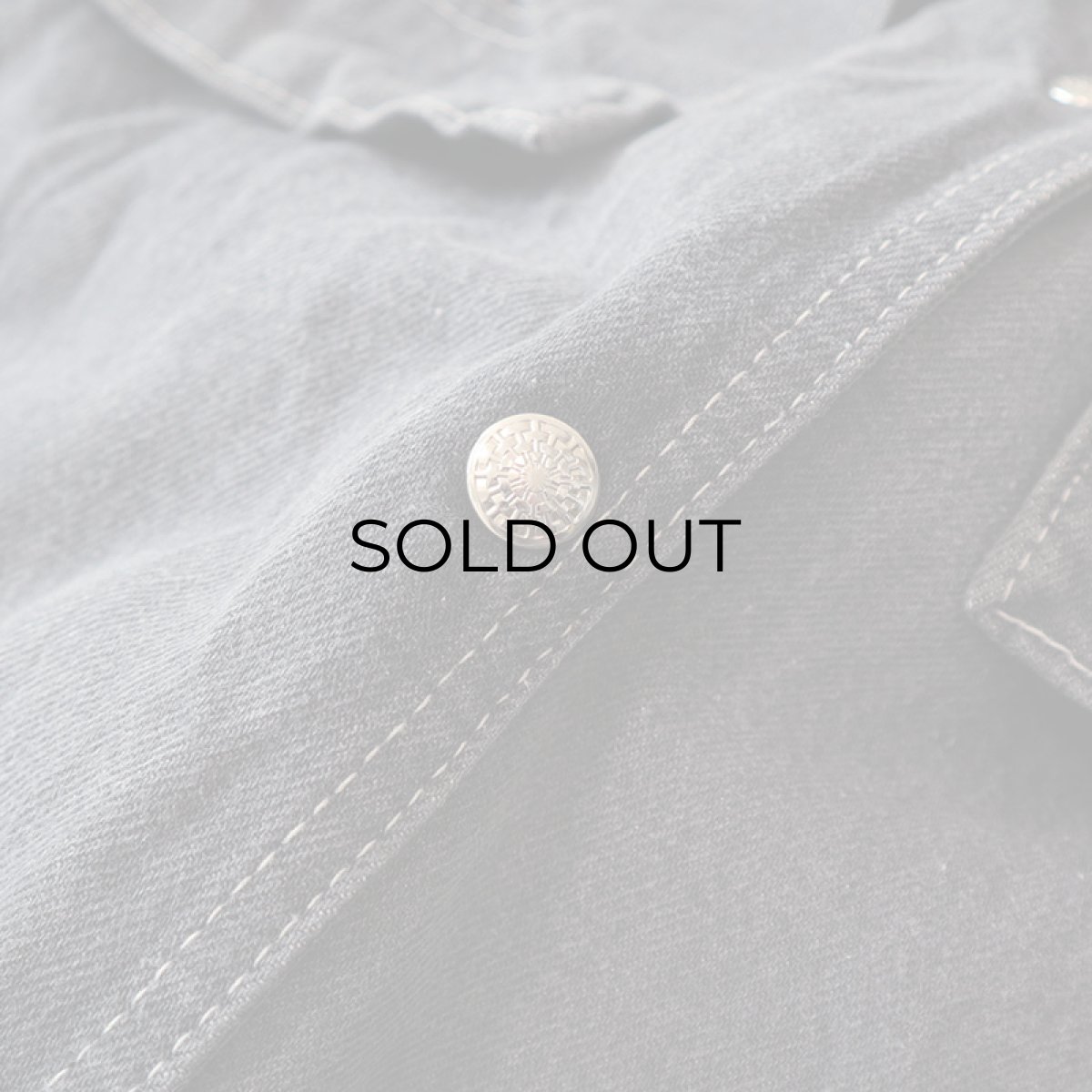 画像10: OLD PIONEER WEAR BLACK DENIM DUSTER COAT (10)