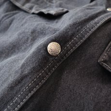 画像10: OLD PIONEER WEAR BLACK DENIM DUSTER COAT (10)