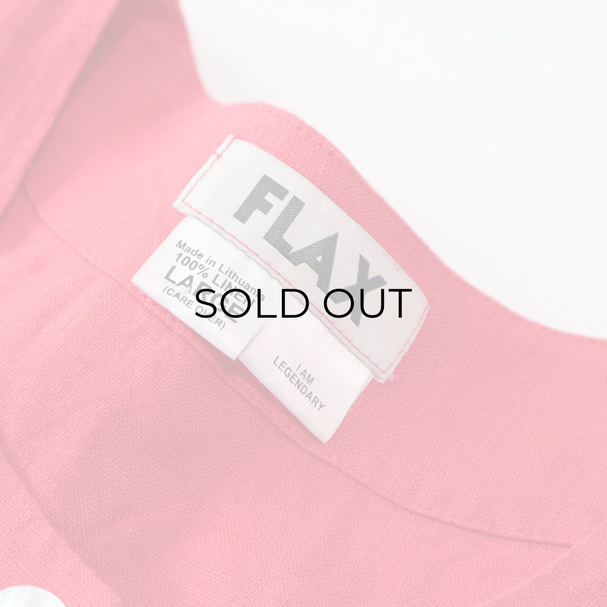 画像5: FLAX LINEN COLLARLESS JACKET (5)