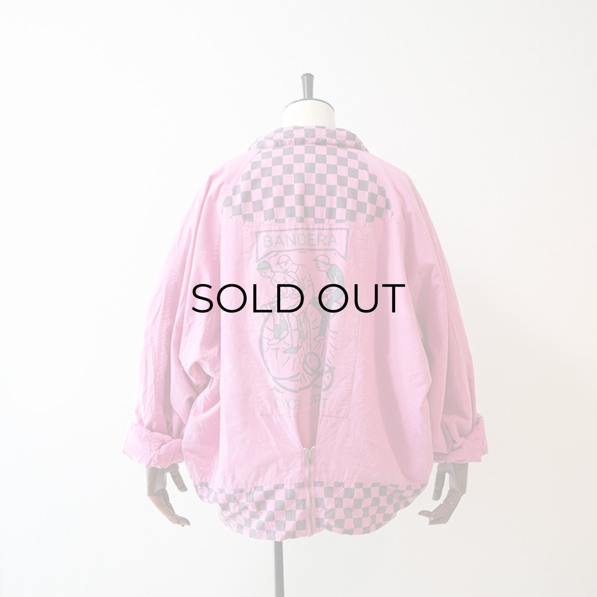 画像14: 80's BANDIERA COTTON HALF ZIP PULLOVER DESIGN BLOUSON (14)