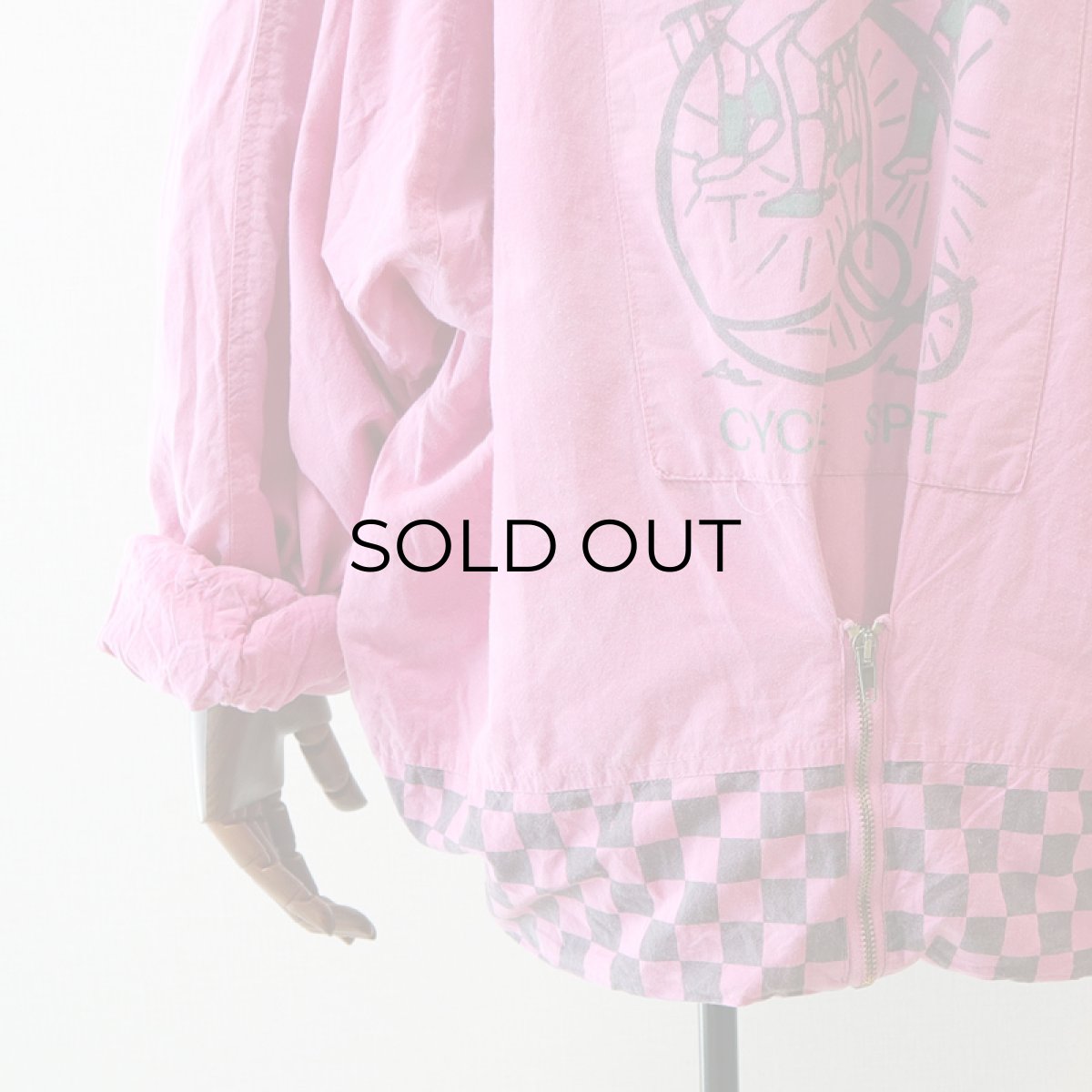 画像15: 80's BANDIERA COTTON HALF ZIP PULLOVER DESIGN BLOUSON (15)