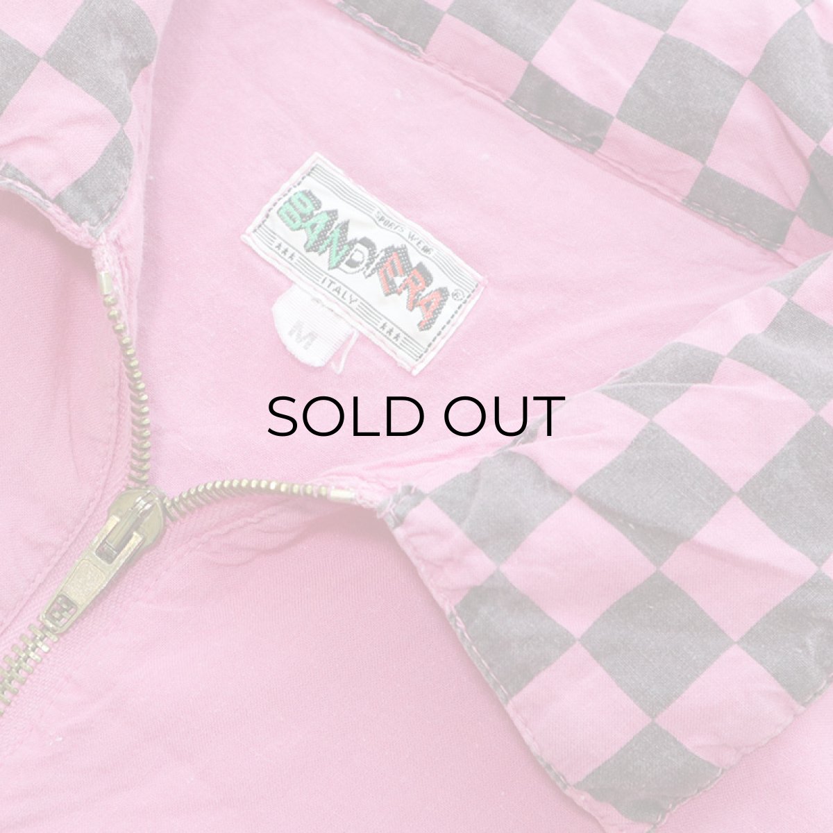 画像5: 80's BANDIERA COTTON HALF ZIP PULLOVER DESIGN BLOUSON (5)