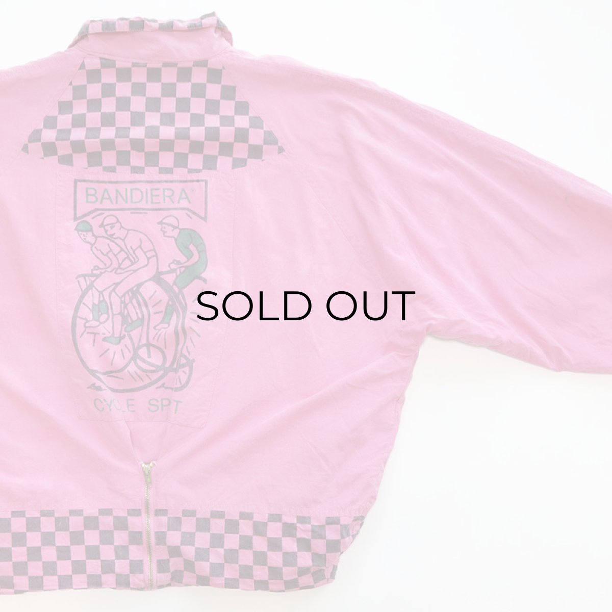 画像4: 80's BANDIERA COTTON HALF ZIP PULLOVER DESIGN BLOUSON (4)