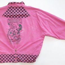 画像4: 80's BANDIERA COTTON HALF ZIP PULLOVER DESIGN BLOUSON (4)