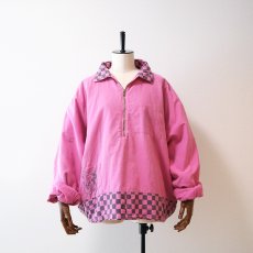 画像12: 80's BANDIERA COTTON HALF ZIP PULLOVER DESIGN BLOUSON (12)