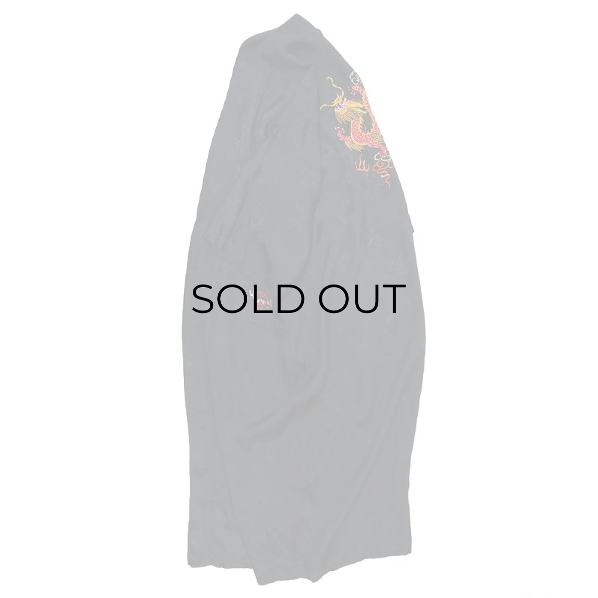 画像2: VINTAGE UNKNOWN BRAND SILK EMBROIDERED SOUVENIR GOWN (2)