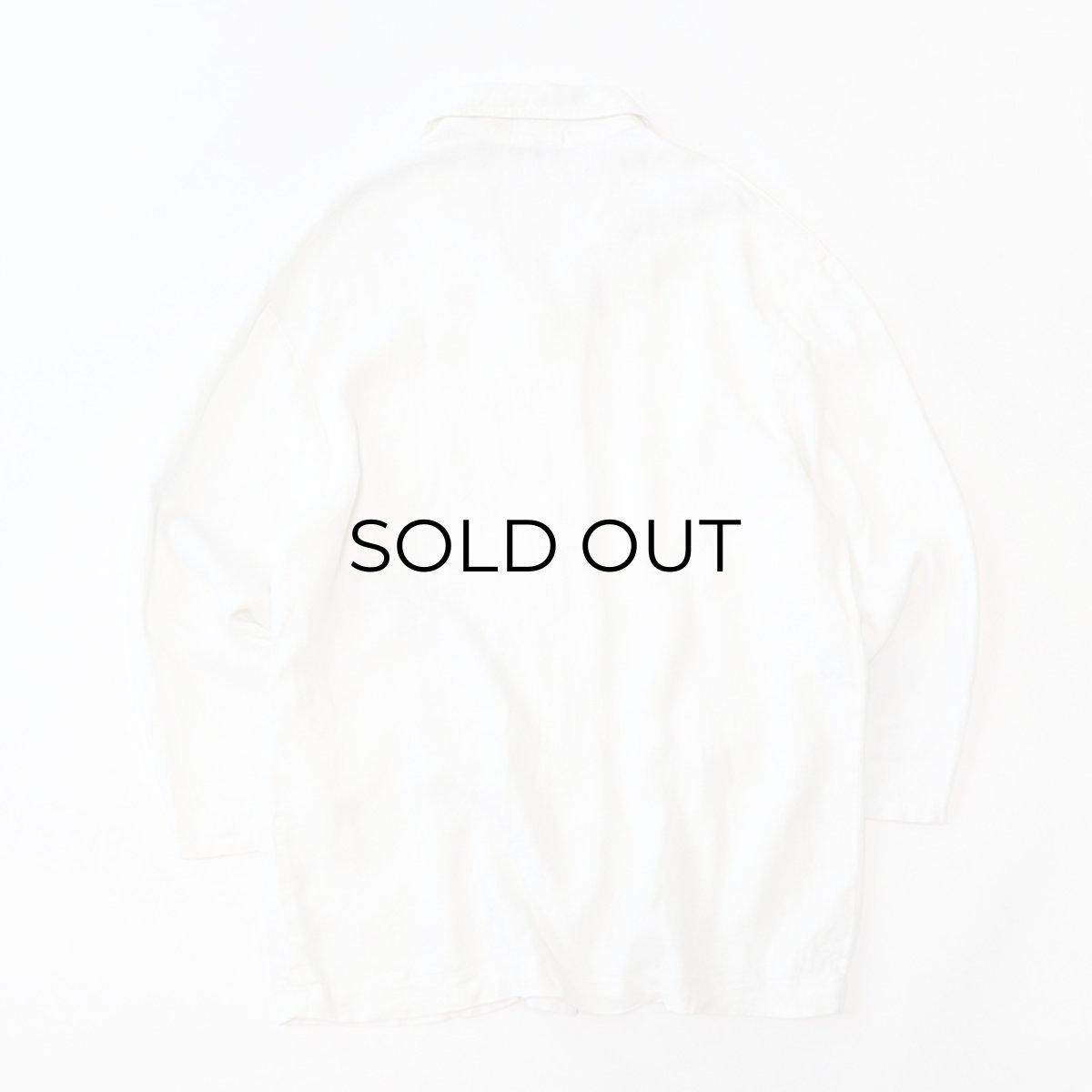 画像3: rosa rosam LINEN W-BREASTED OVER SIZE JACKET "MADE IN FRANCE" (3)