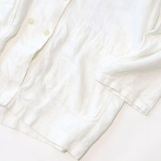 画像5: rosa rosam LINEN W-BREASTED OVER SIZE JACKET "MADE IN FRANCE" (5)