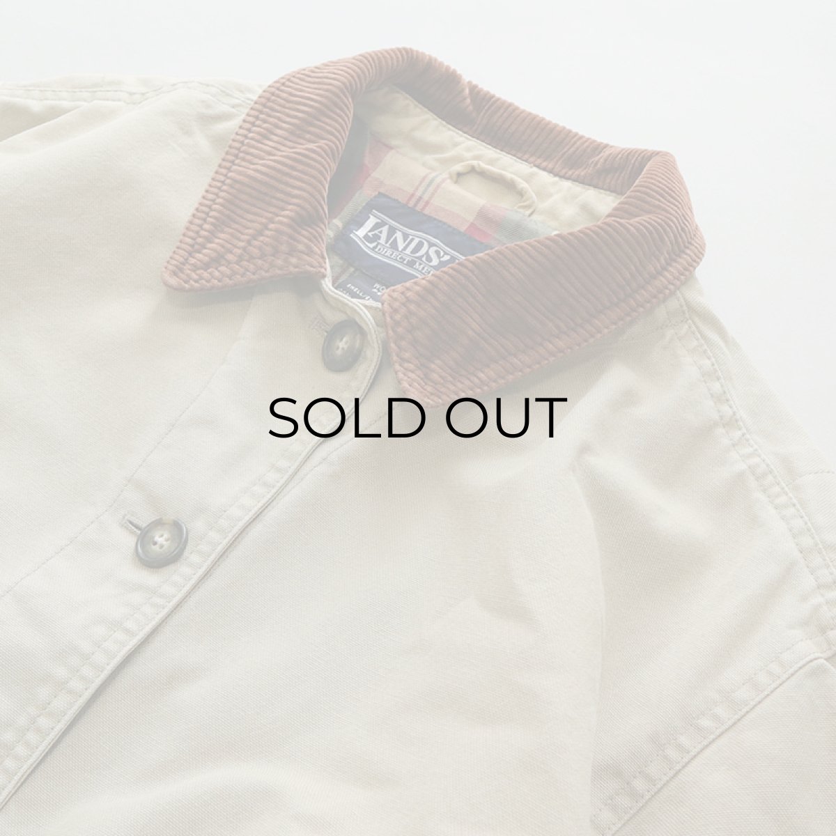 画像4: 〜90's LANDS' END COTTON CANVAS WOMEN'S HUNTING style JACKET (4)