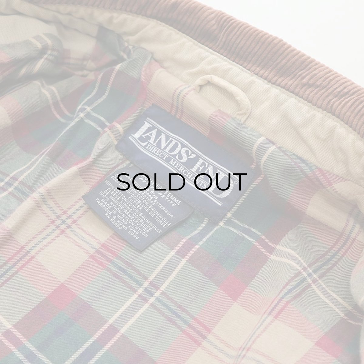 画像10: 〜90's LANDS' END COTTON CANVAS WOMEN'S HUNTING style JACKET (10)