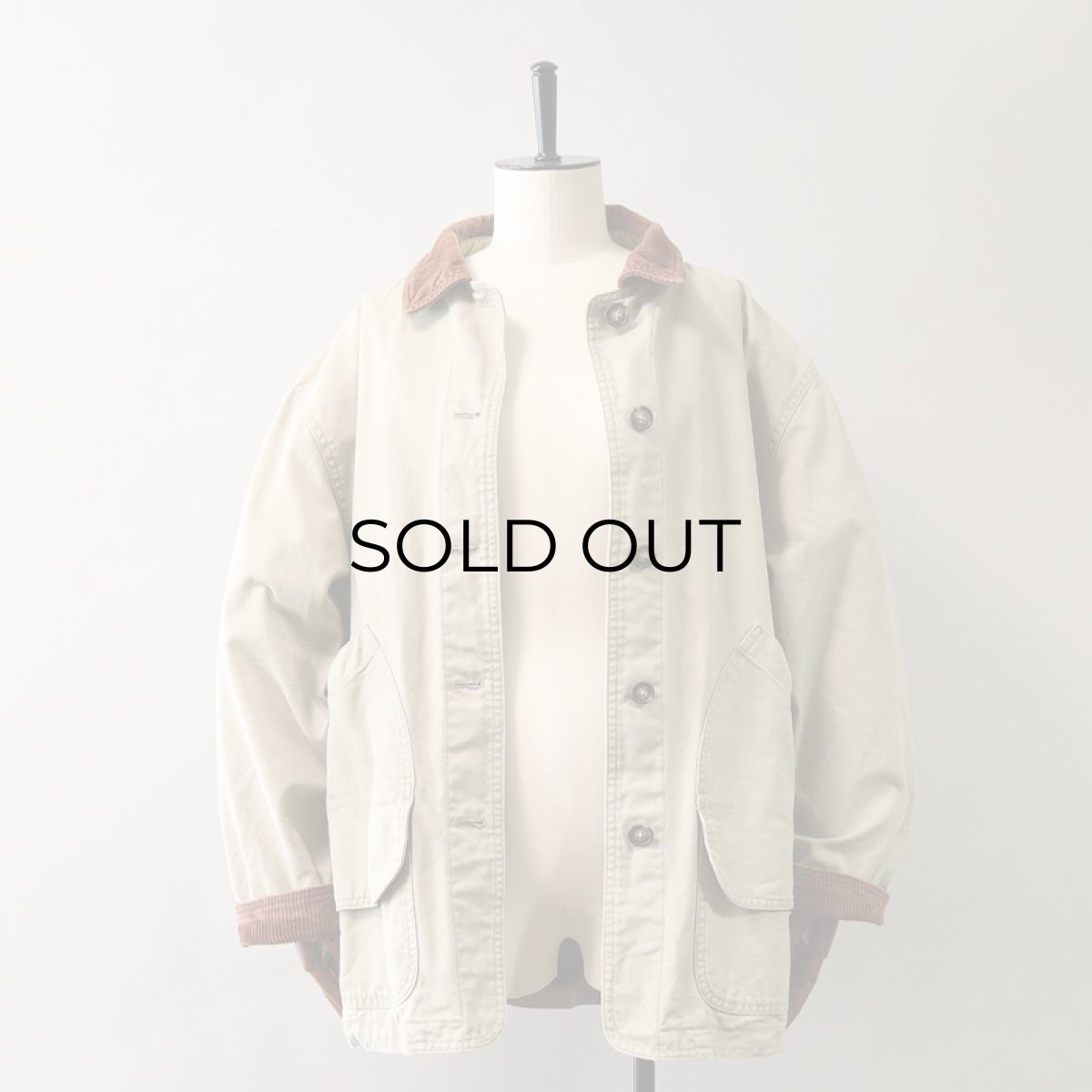 画像14: 〜90's LANDS' END COTTON CANVAS WOMEN'S HUNTING style JACKET (14)