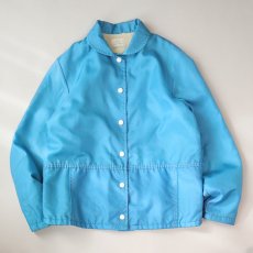 画像6: 70's Sears "Junior Bazaar" NYLON BOA LINING ROUND COLLAR SNAP JACKET (6)