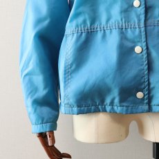 画像5: 70's Sears "Junior Bazaar" NYLON BOA LINING ROUND COLLAR SNAP JACKET (5)