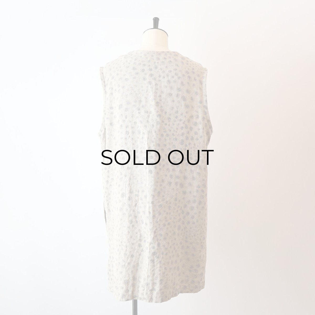 画像10: almia LINEN LEOPARD PRINT LONG N/S JACKET (10)