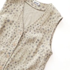 画像3: almia LINEN LEOPARD PRINT LONG N/S JACKET (3)