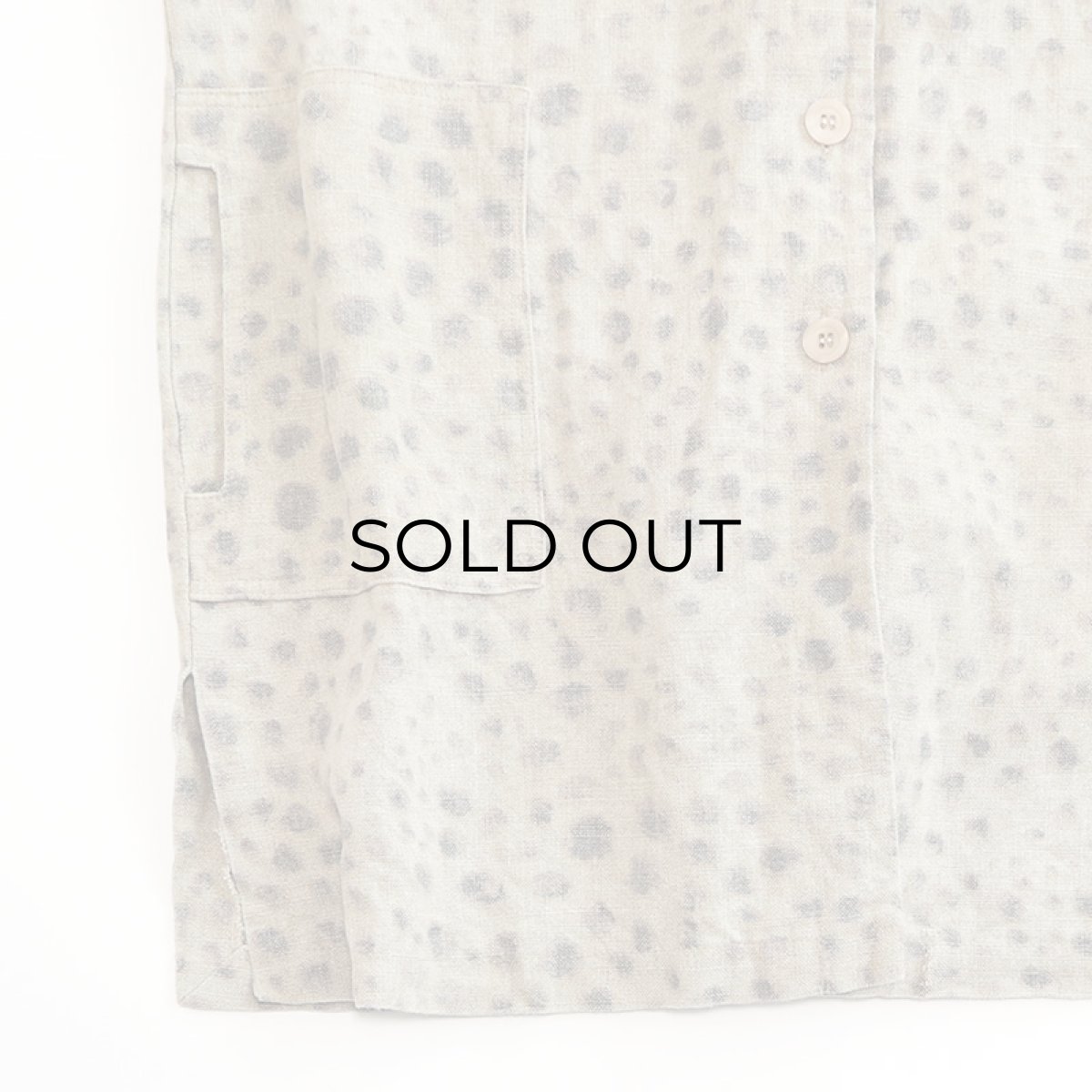 画像4: almia LINEN LEOPARD PRINT LONG N/S JACKET (4)