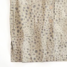 画像4: almia LINEN LEOPARD PRINT LONG N/S JACKET (4)