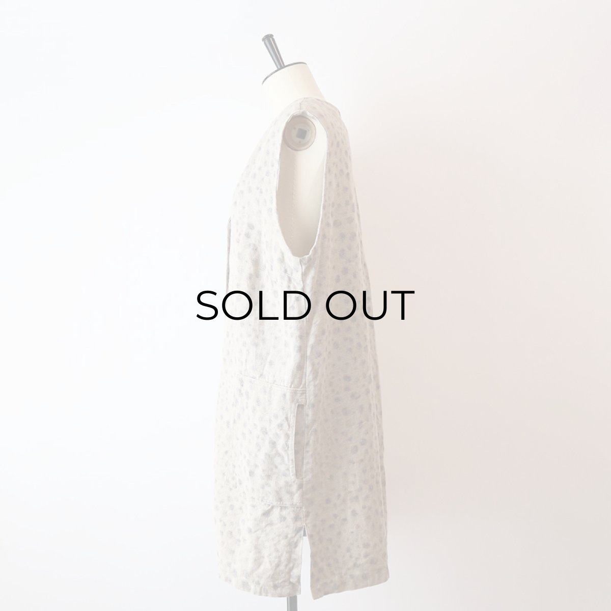 画像9: almia LINEN LEOPARD PRINT LONG N/S JACKET (9)