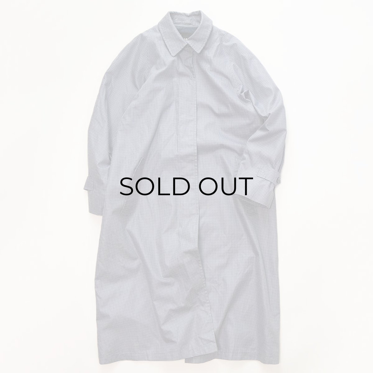 画像8: OLD LONDON FOG GINGHAM CHECK STAND FALL COLLAR COAT (8)