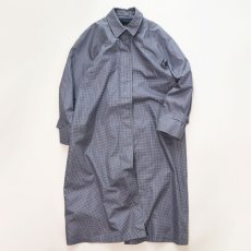 画像8: OLD LONDON FOG GINGHAM CHECK STAND FALL COLLAR COAT (8)