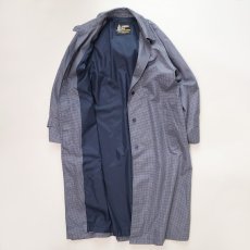 画像9: OLD LONDON FOG GINGHAM CHECK STAND FALL COLLAR COAT (9)