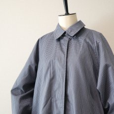 画像5: OLD LONDON FOG GINGHAM CHECK STAND FALL COLLAR COAT (5)