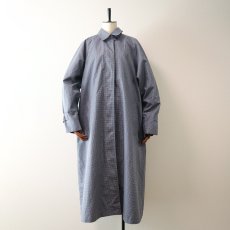 画像1: OLD LONDON FOG GINGHAM CHECK STAND FALL COLLAR COAT (1)