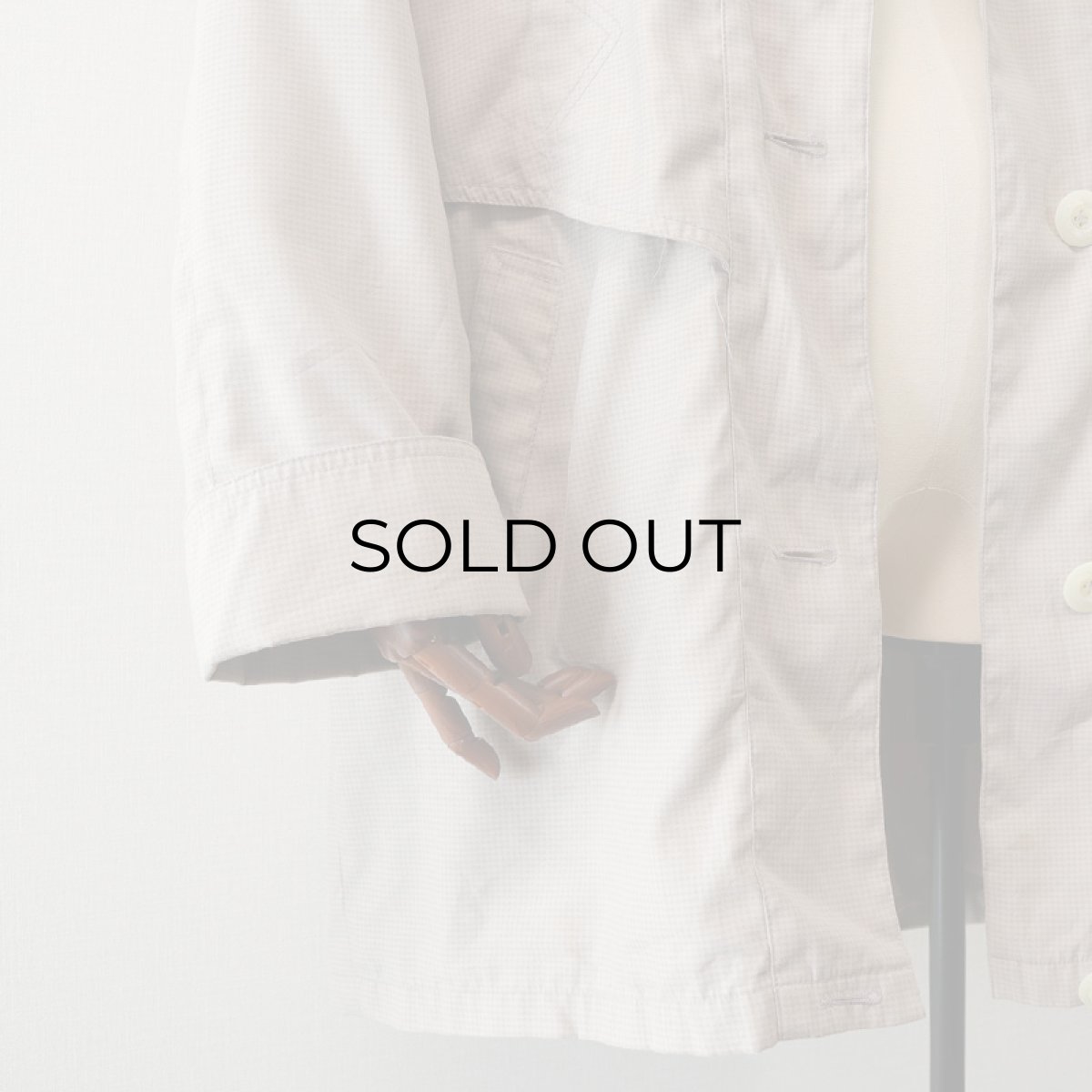 画像7: 80's Pizan HOUNDSTOOTH CHECK DESIGN HALF COAT (7)