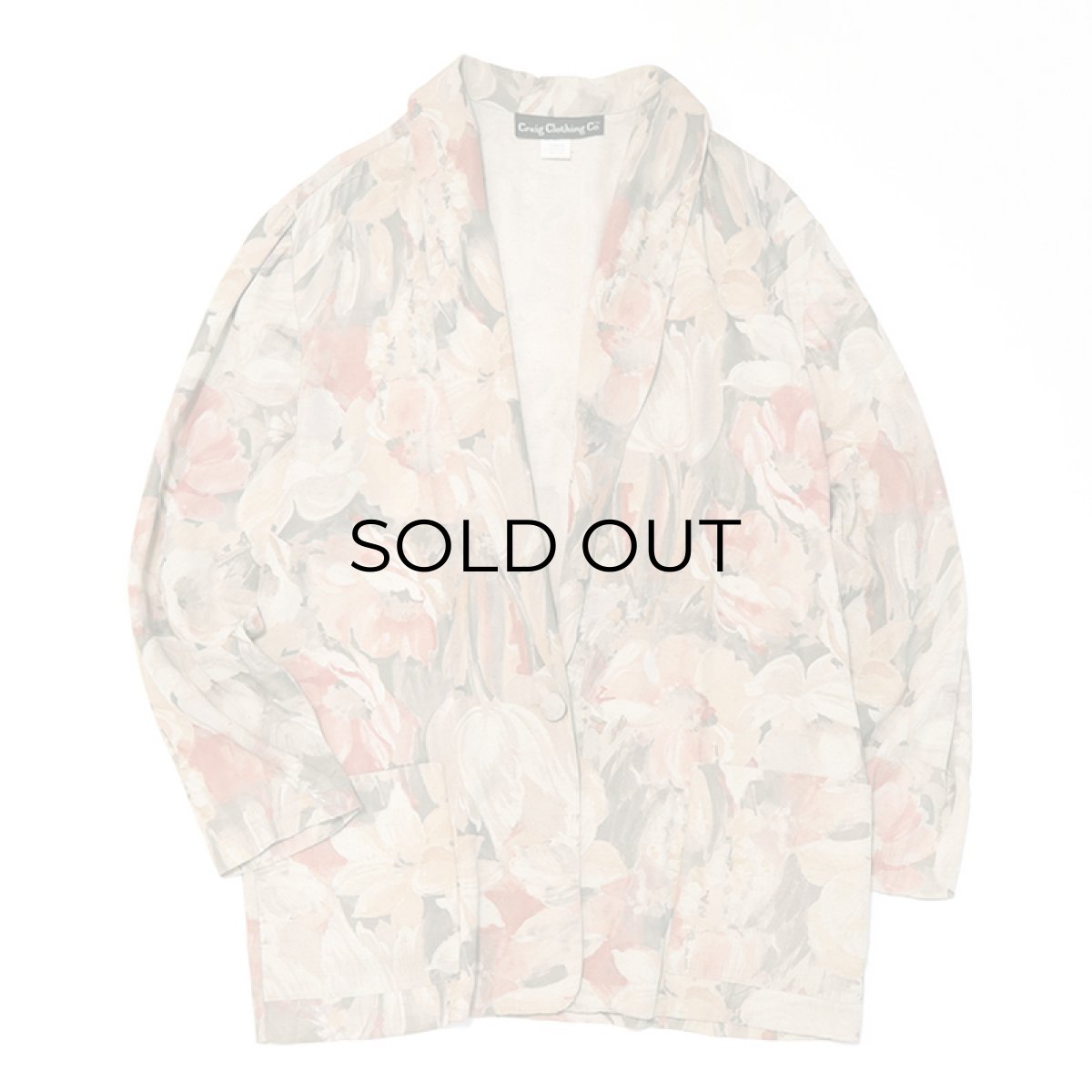 画像1: 80's Craig Clothing Co. RAYON ALL OVER PATTERN EASY JACKET (1)