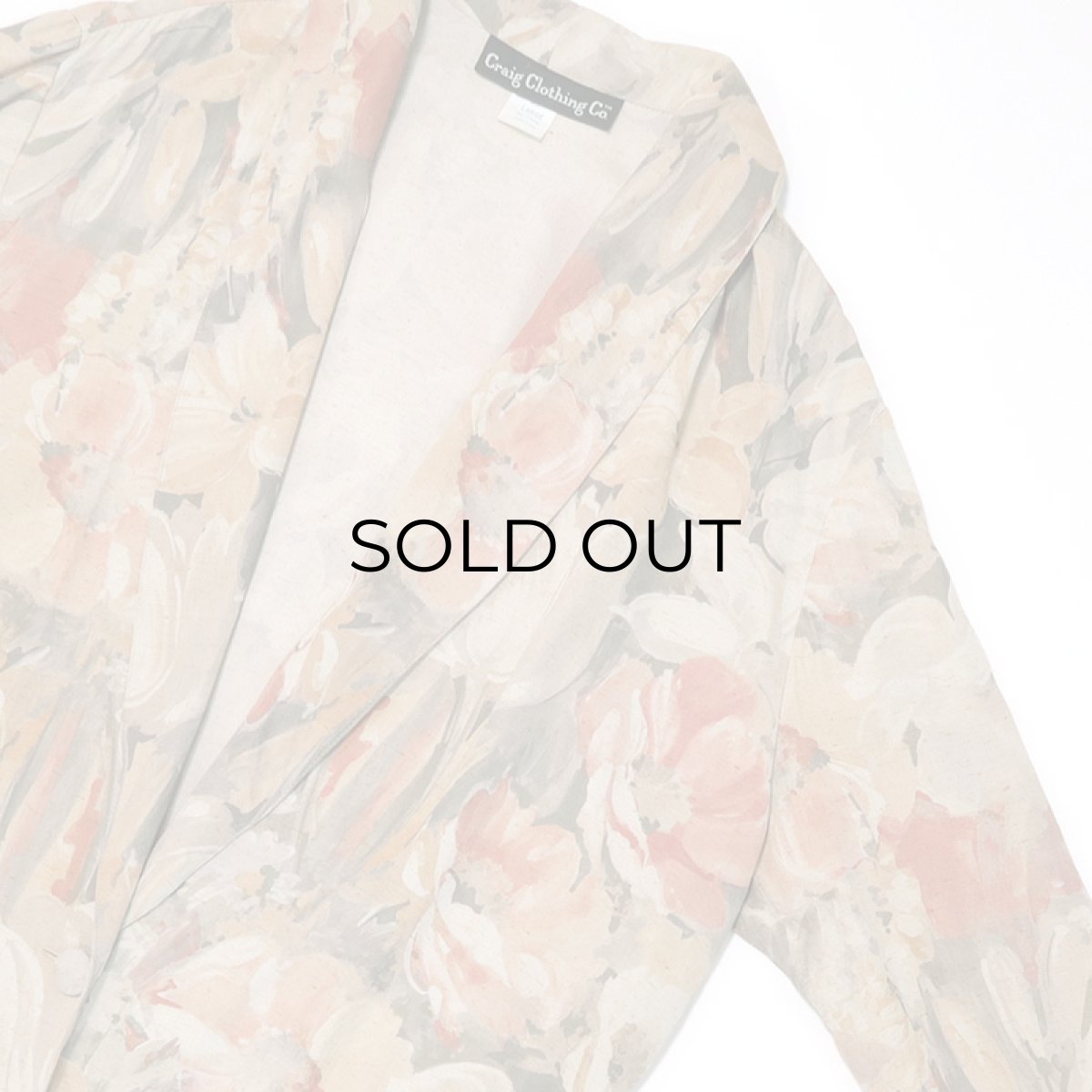 画像4: 80's Craig Clothing Co. RAYON ALL OVER PATTERN EASY JACKET (4)