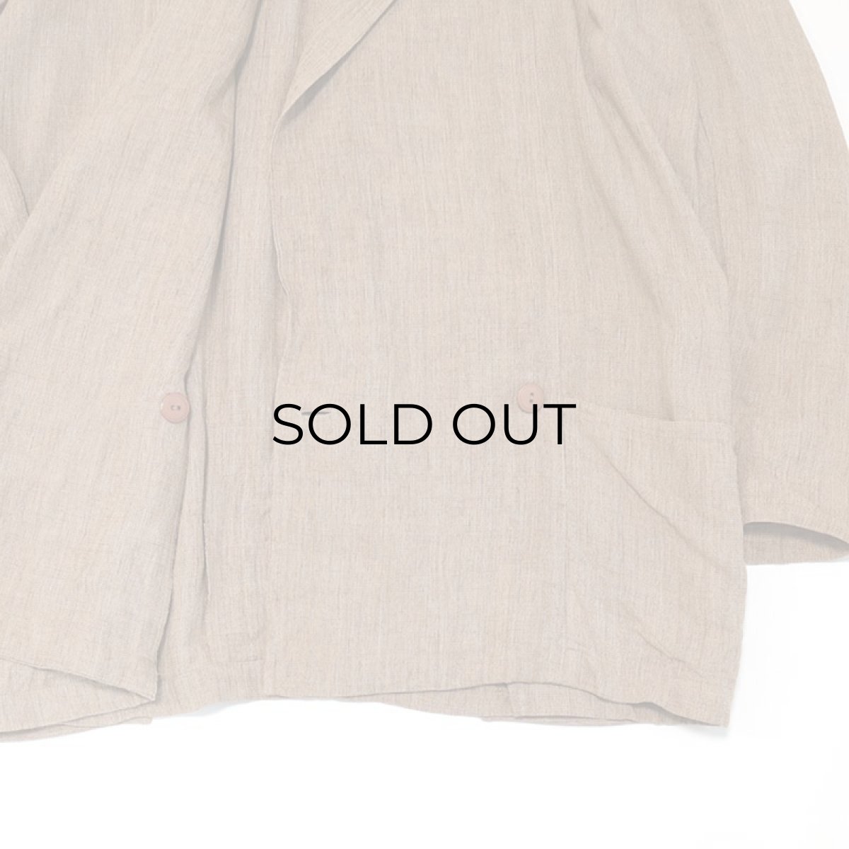 画像10: 80's CONDOR RAYON LINEN W-BREASTED EASY JACKET (10)