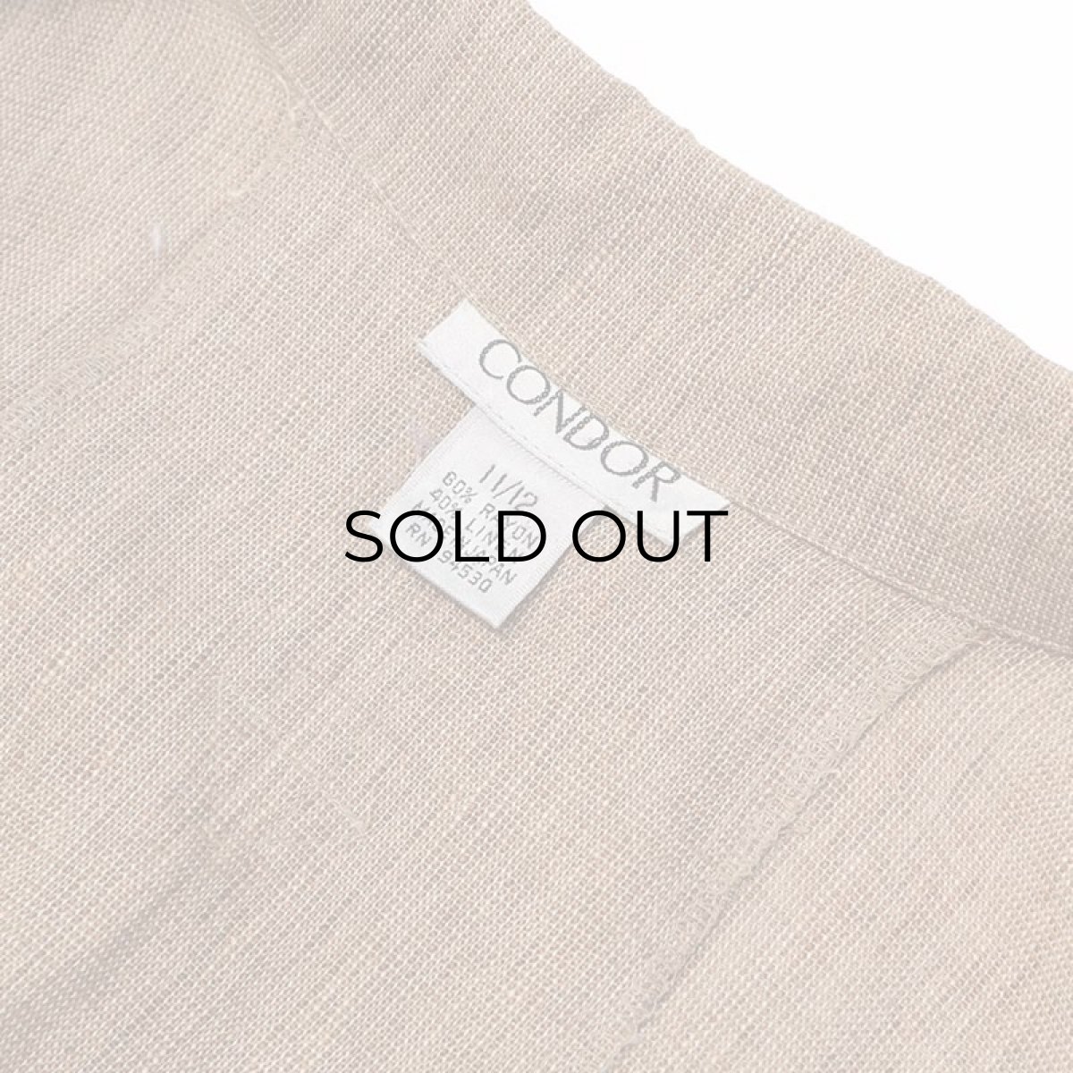 画像13: 80's CONDOR RAYON LINEN W-BREASTED EASY JACKET (13)