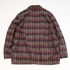 画像8: 80's CREW CLUB RAMIE COTTON CHECK EASY JACKET (8)