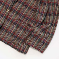 画像10: 80's CREW CLUB RAMIE COTTON CHECK EASY JACKET (10)