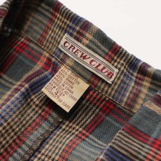 画像11: 80's CREW CLUB RAMIE COTTON CHECK EASY JACKET (11)