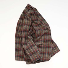 画像6: 80's CREW CLUB RAMIE COTTON CHECK EASY JACKET (6)