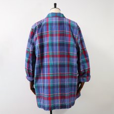 画像12: 80's Access INDIAN COTTON MADRAS CHECK EASY JACKET (12)