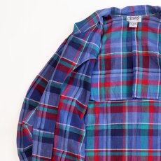 画像6: 80's Access INDIAN COTTON MADRAS CHECK EASY JACKET (6)