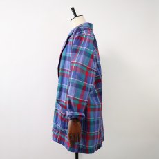 画像11: 80's Access INDIAN COTTON MADRAS CHECK EASY JACKET (11)