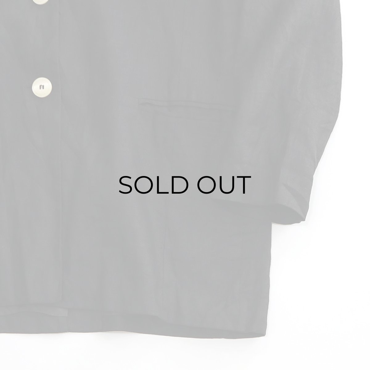 画像9: OLD UNKNOWN BRAND BLACK LINEN 3B TAILORED JACKET (9)