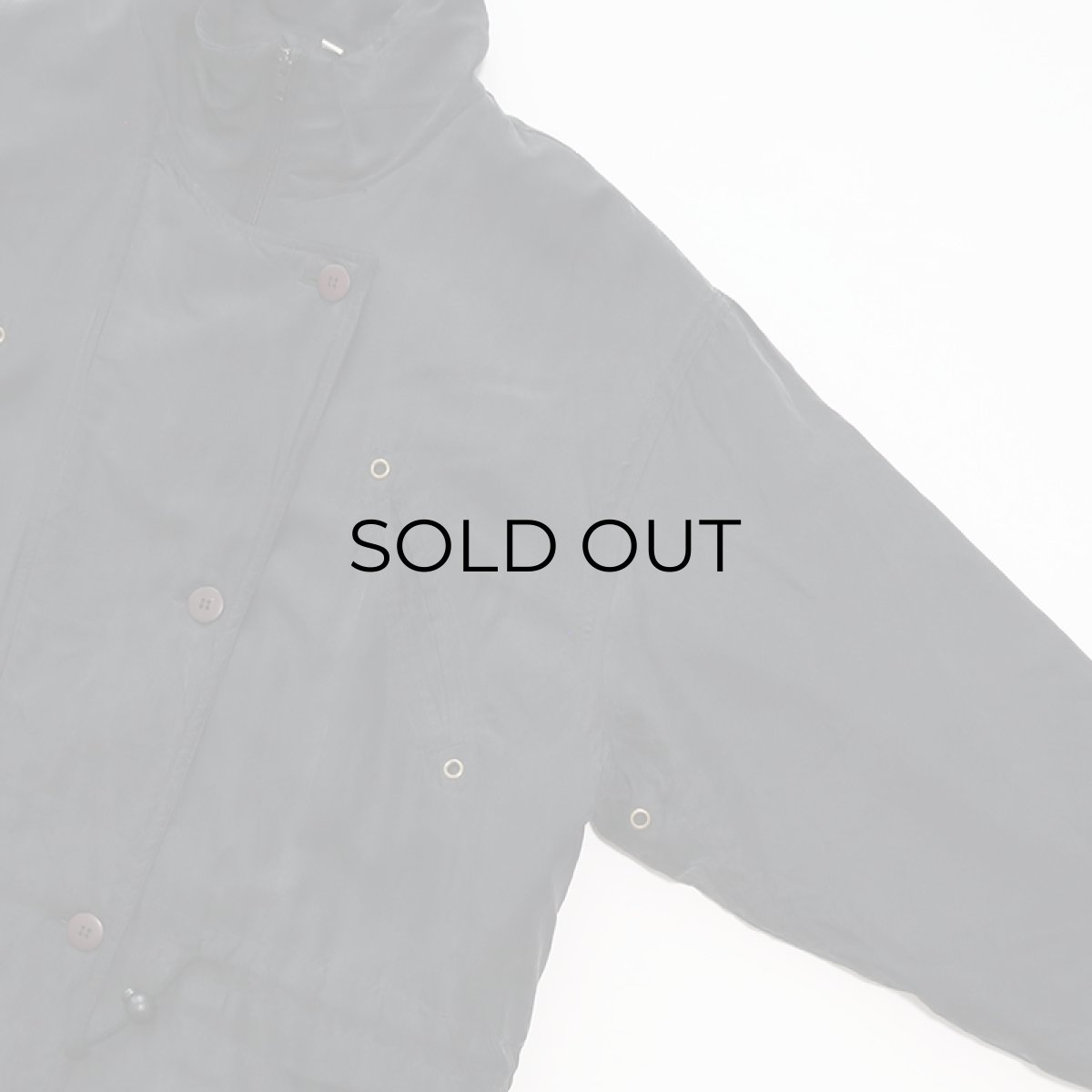 画像9: 80's MARCA SILK PADDING DESIGN HALF COAT (9)