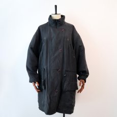 画像1: 80's MARCA SILK PADDING DESIGN HALF COAT (1)