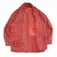 画像7: 80's NEW WEAR SILK SAFARI style HALF COAT (7)