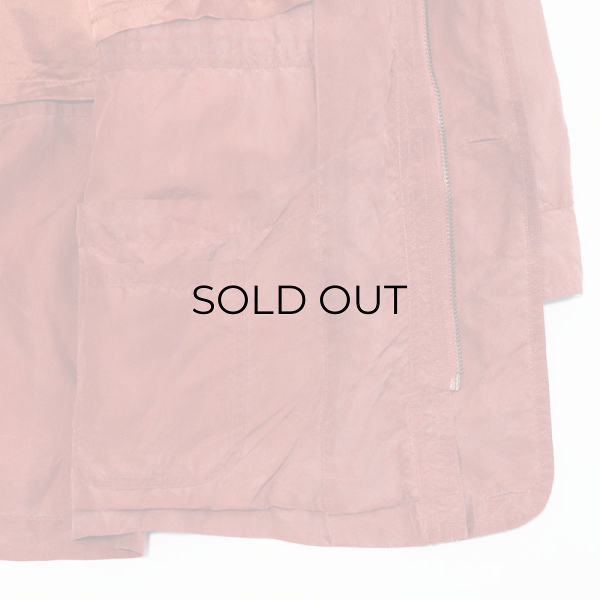 画像13: 80's NEW WEAR SILK SAFARI style HALF COAT (13)