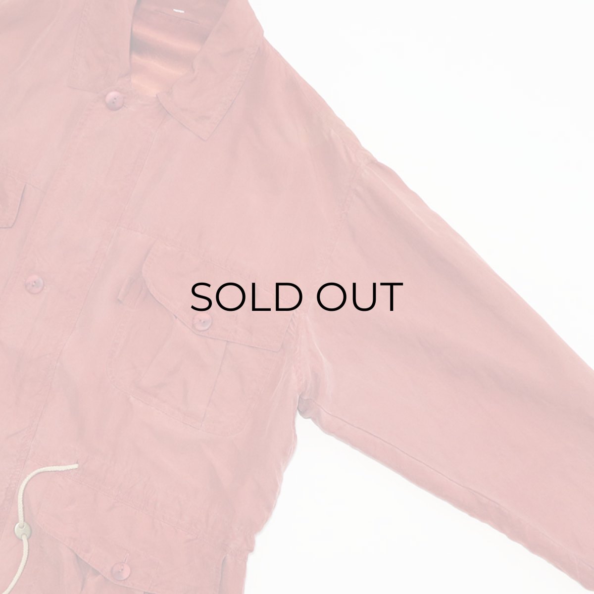 画像9: 80's NEW WEAR SILK SAFARI style HALF COAT (9)