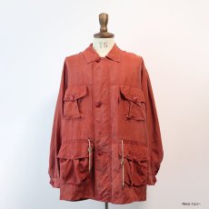 画像5: 80's NEW WEAR SILK SAFARI style HALF COAT (5)