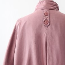 画像8: 80's C & A SILK STAND COLLAR HALF COAT (8)