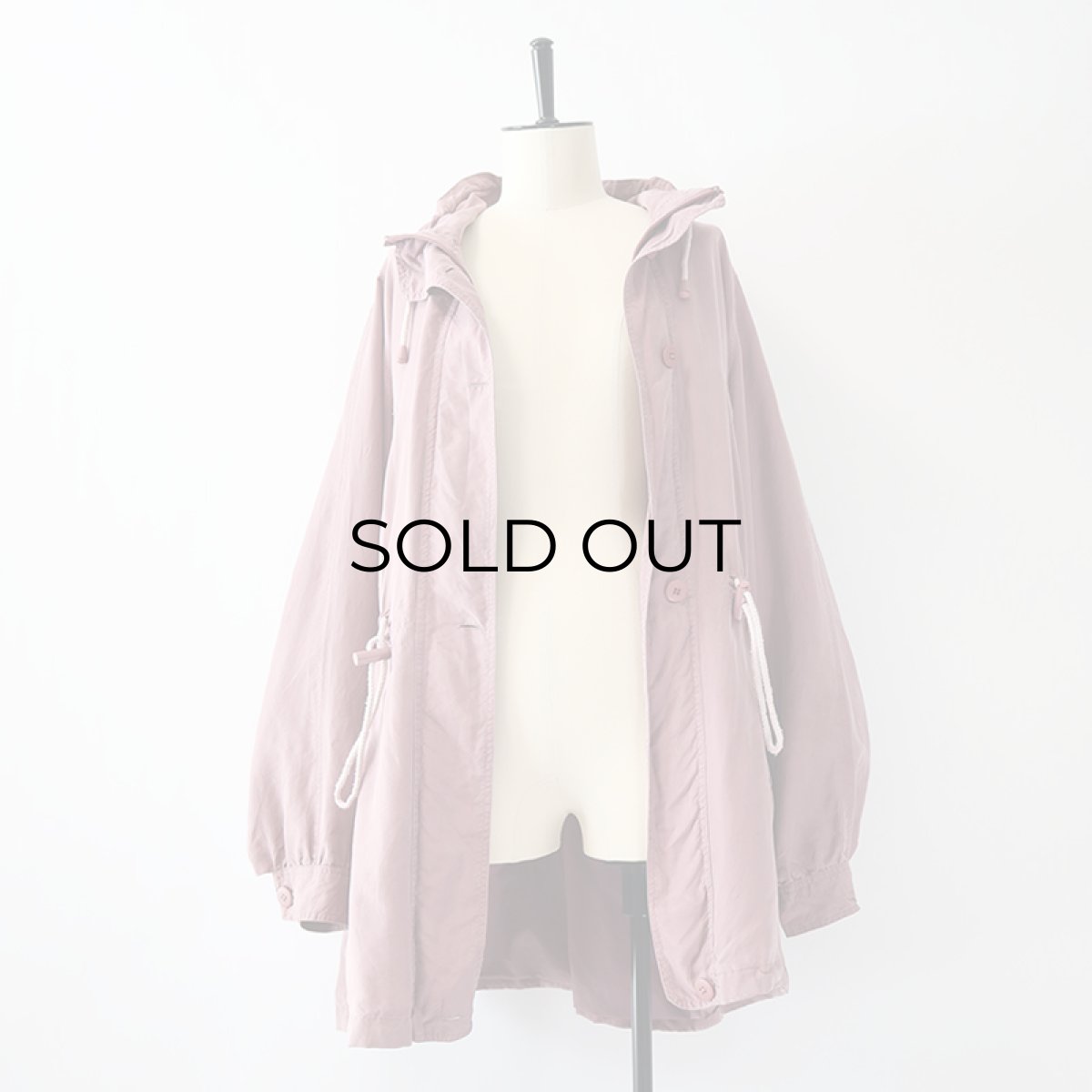 画像2: 80's C & A SILK STAND COLLAR HALF COAT (2)